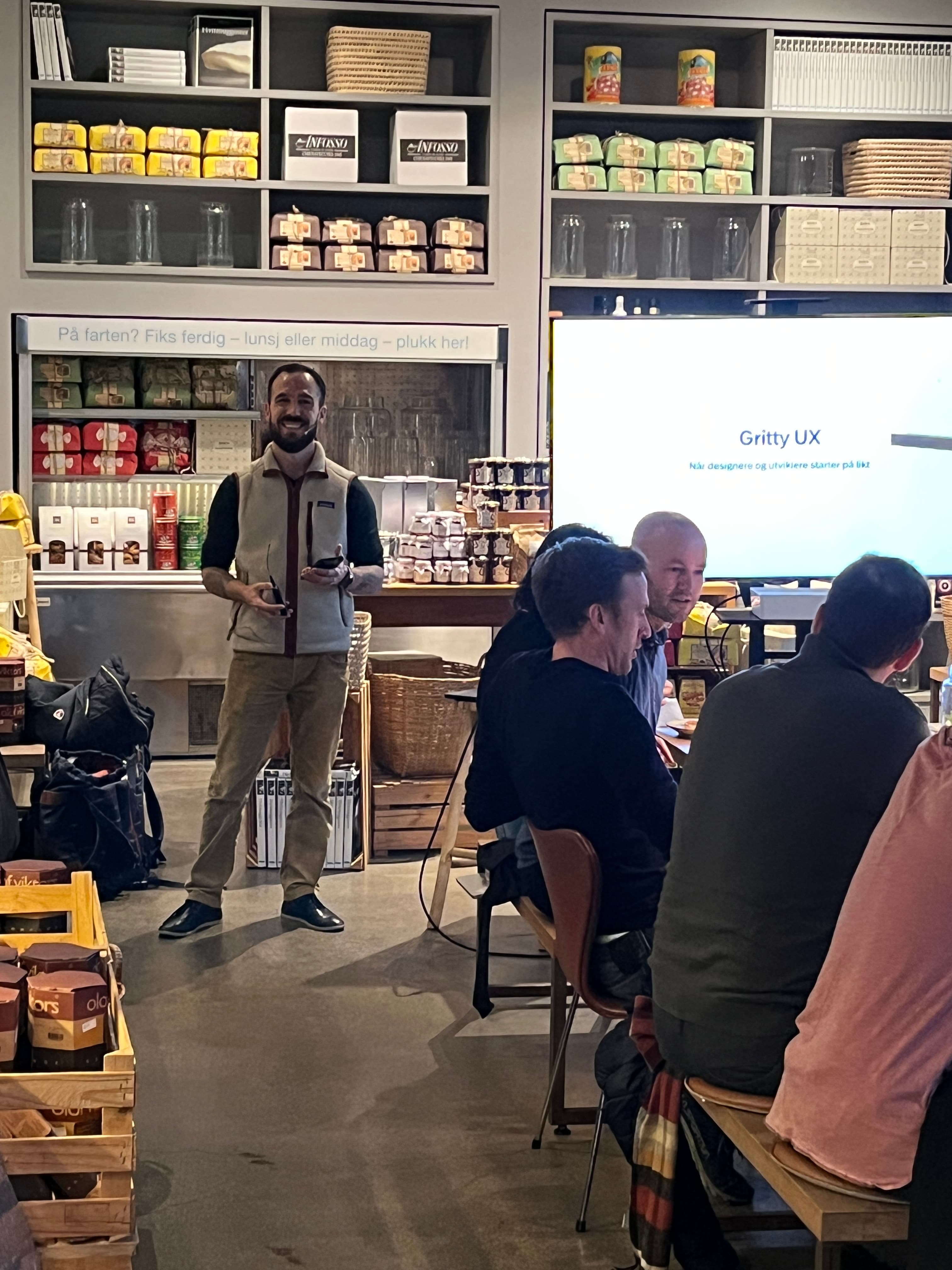 Anders Gram at Designfrokost