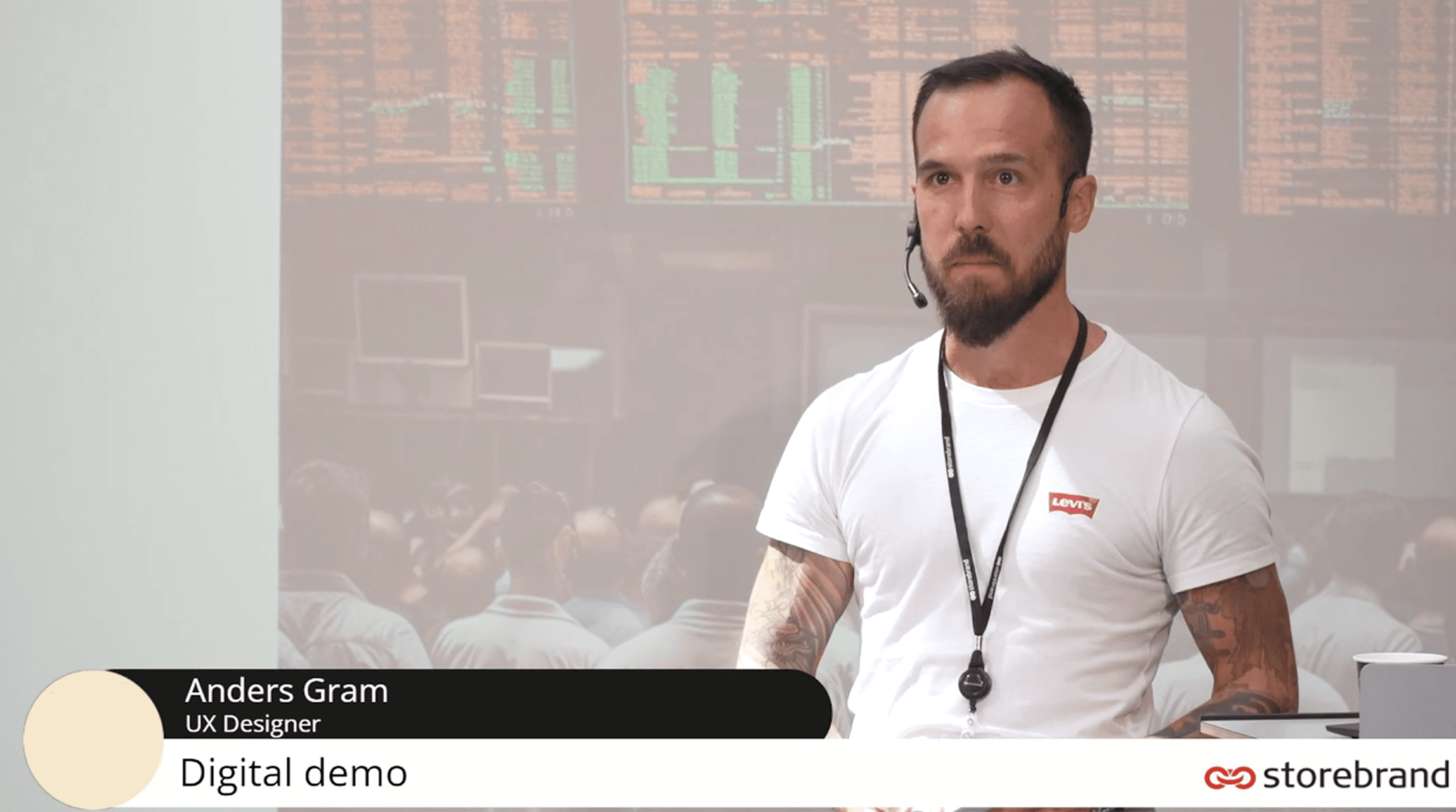 Foredrag hos Storebrand — Hovedscenen og townhalls