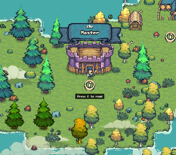 The Master's Hall — castle at the island's highest tier