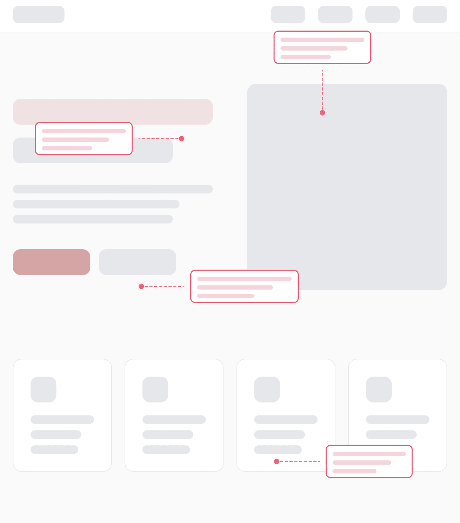 Storebrandam.com landing page wireframe