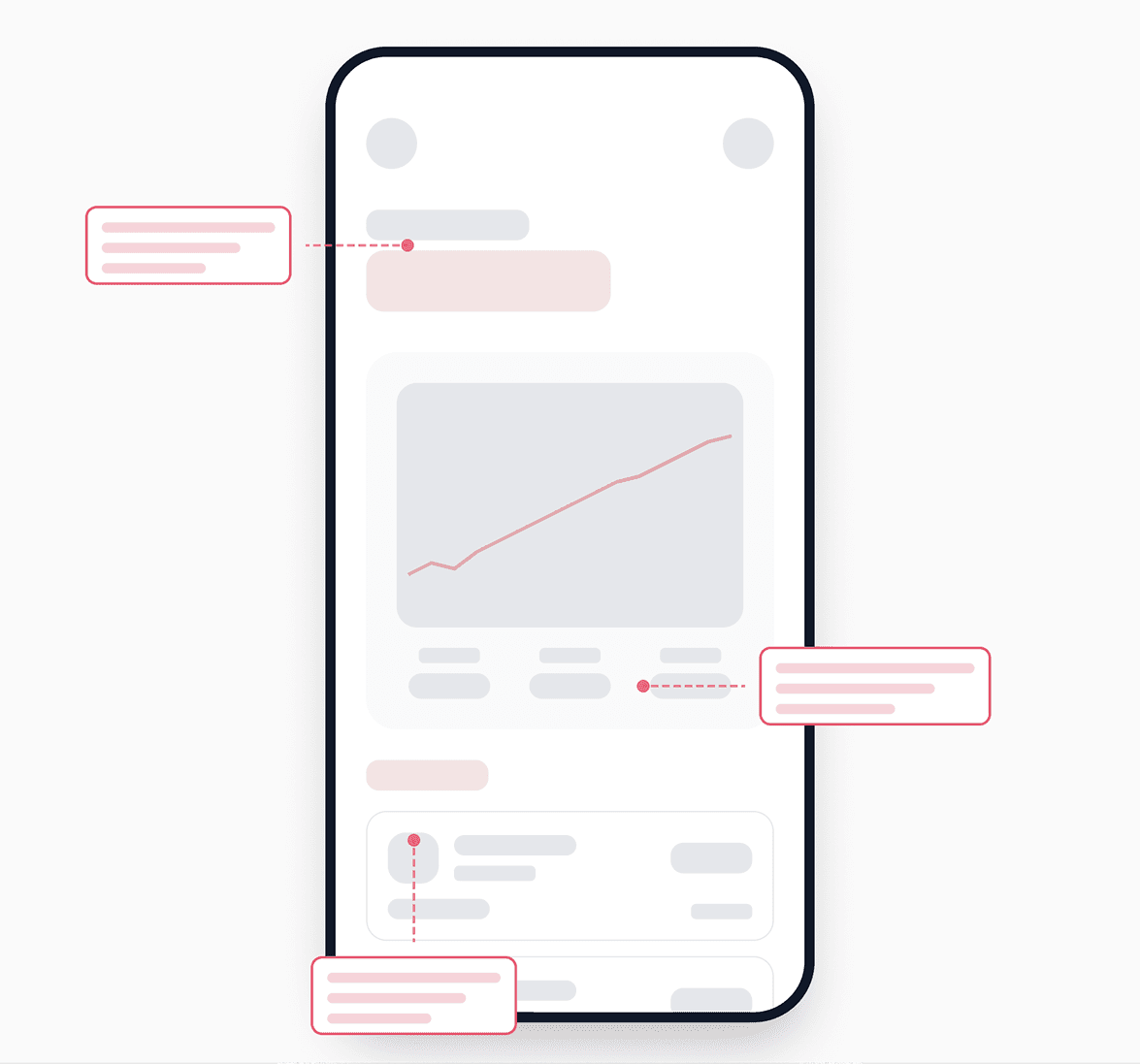 SKAGEN app landing page wireframe